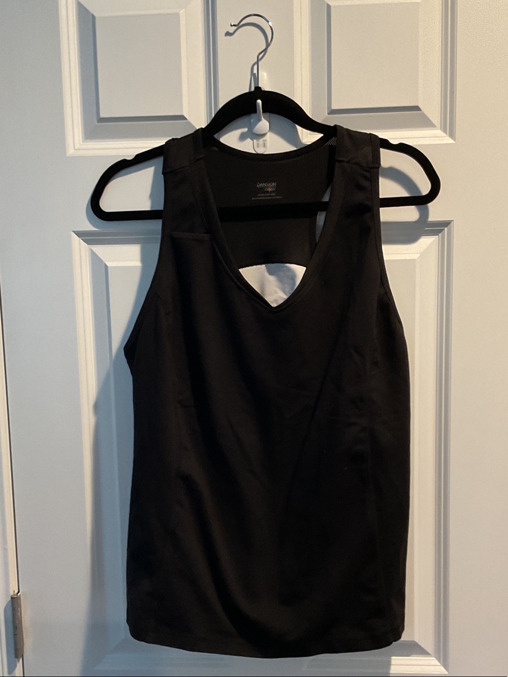 Danskin Black Racerback Workout Tank